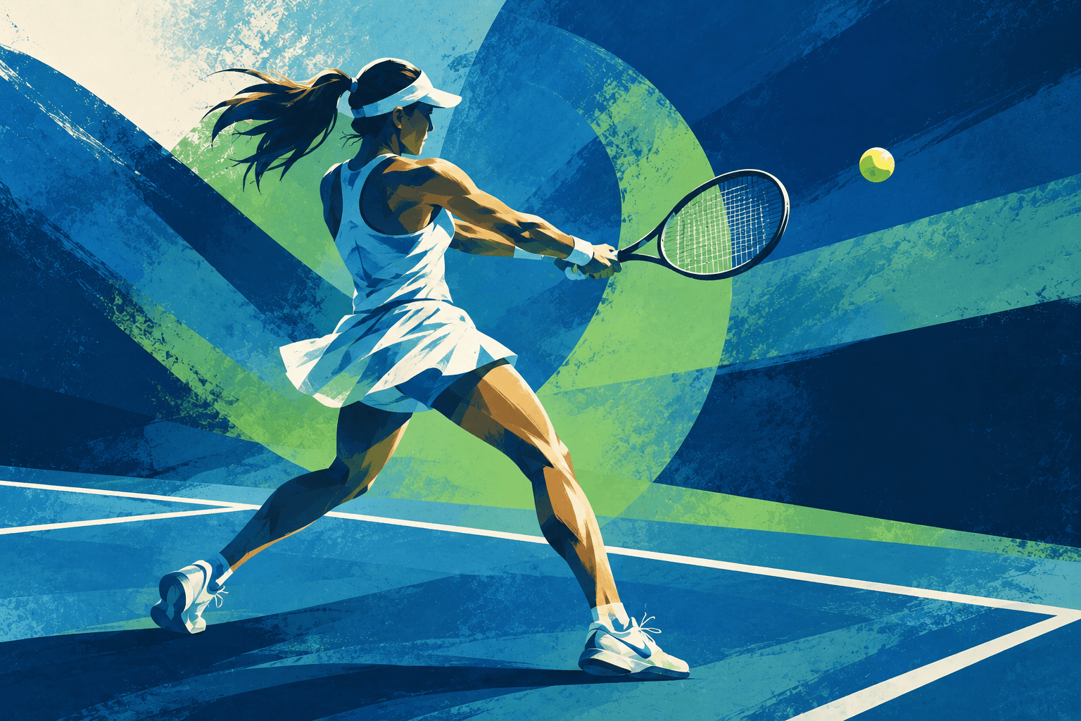 tennis art